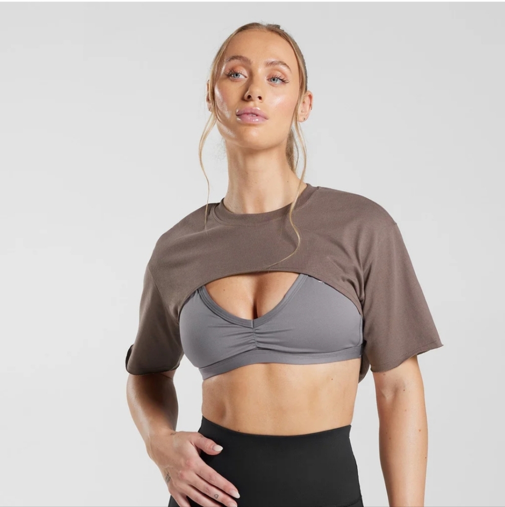 Gymshark Legacy Shrug Top NWOT